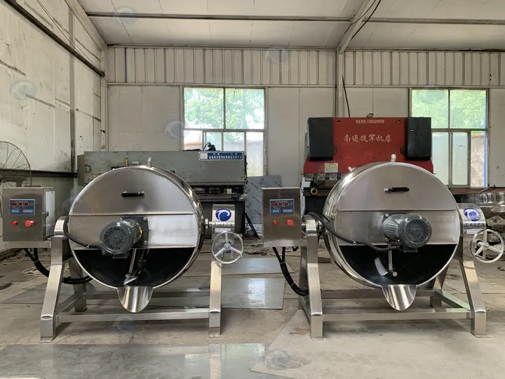 90-Degree Tilting Jacketed Kettle Pot