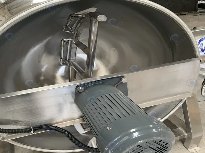 All stainless steel tilting jacketed kettle