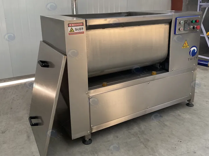 Electric meat stuffing mixer