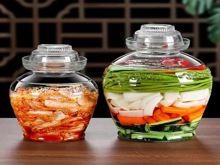 Handmade pickling jar