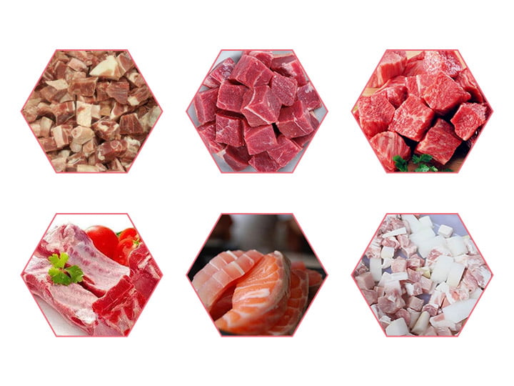 Chicken cutting machine cutting effect