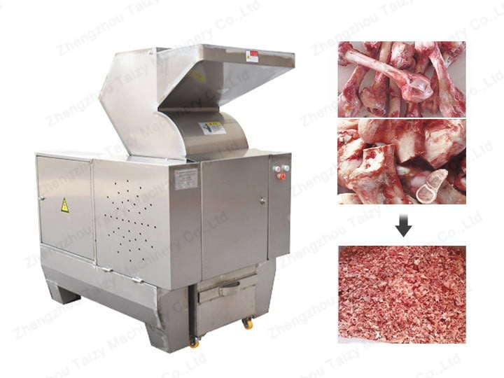 Bone crushing machine for grinding beef bone | bone processing machine