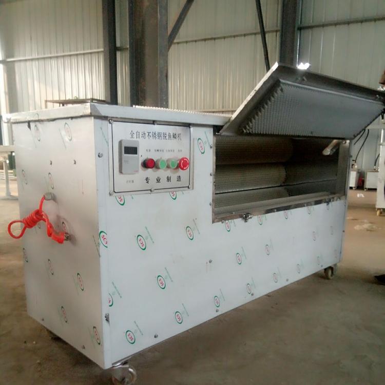 Industrial fish scaler machine