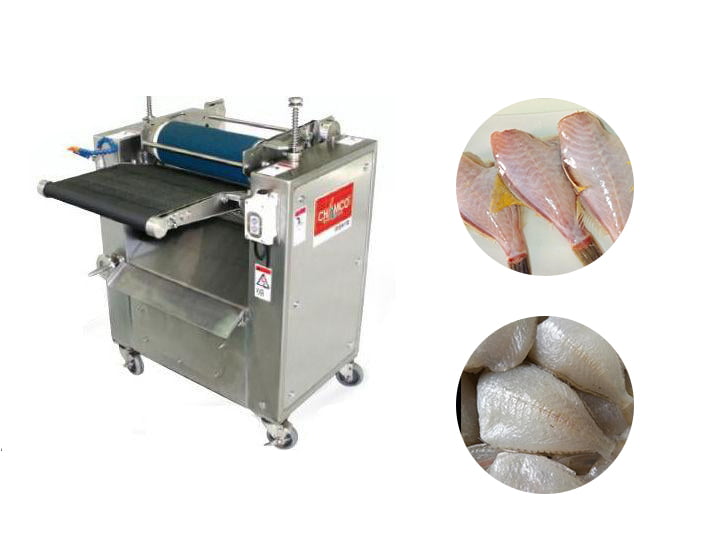 Commercial fish skinning machine