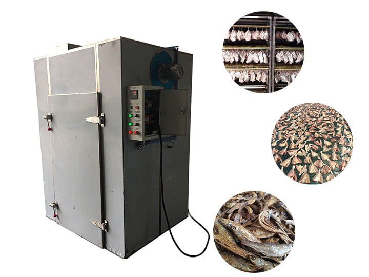 Industrial fish drying machine