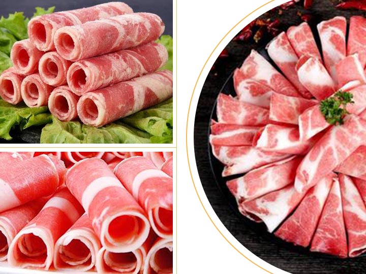 Máquina de fatiar carneiro | Fatiador de Carne Congelada 2 Corte de cordeiro