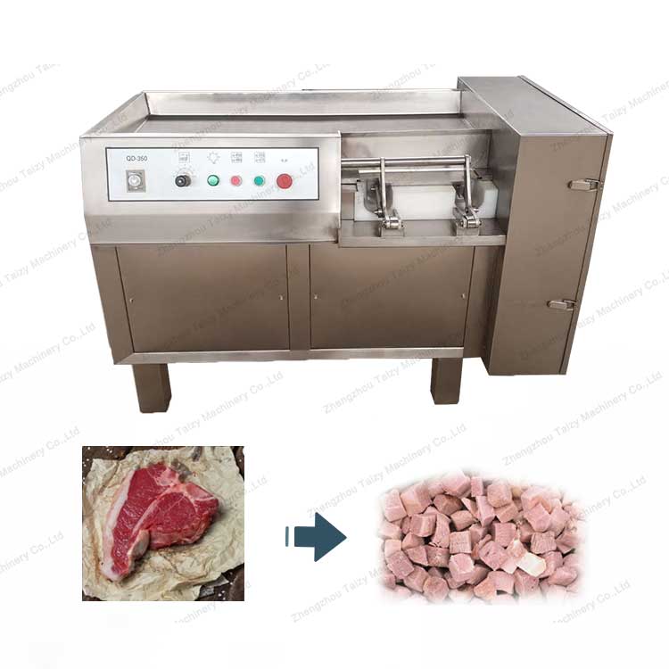 Machine à découper la viande surgelée