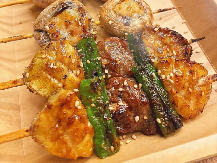 Automatic Bbq Meat Skewer Machine | Large Kebab Making Machine 3 Grilled vegetables