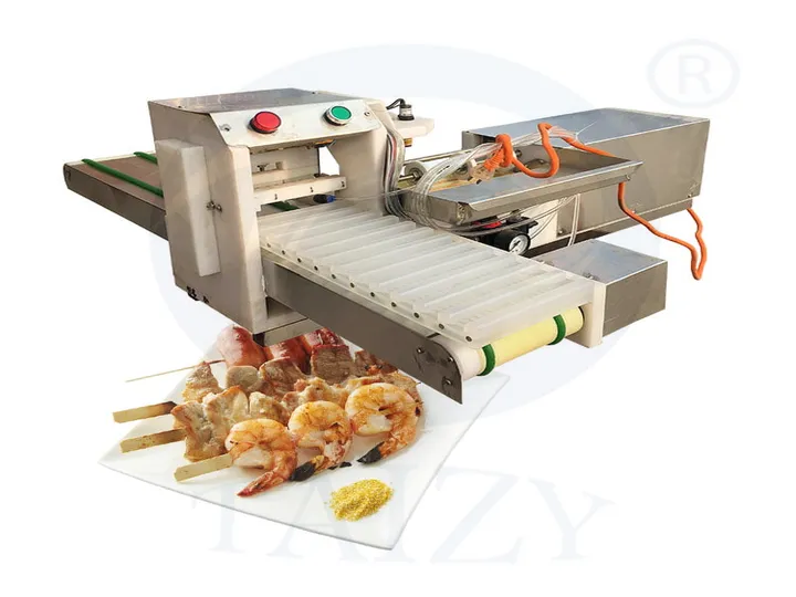 Meat-stringing-machine