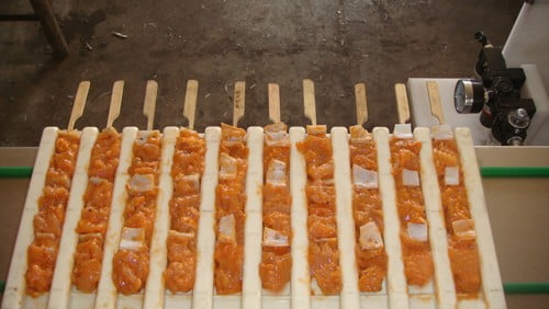 Molde para máquina de pinchos de kebab 2