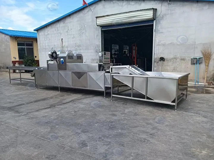 Commercial egg production line