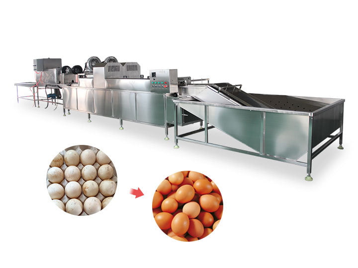 Fresh Egg Cleaning Grading Packaging Line