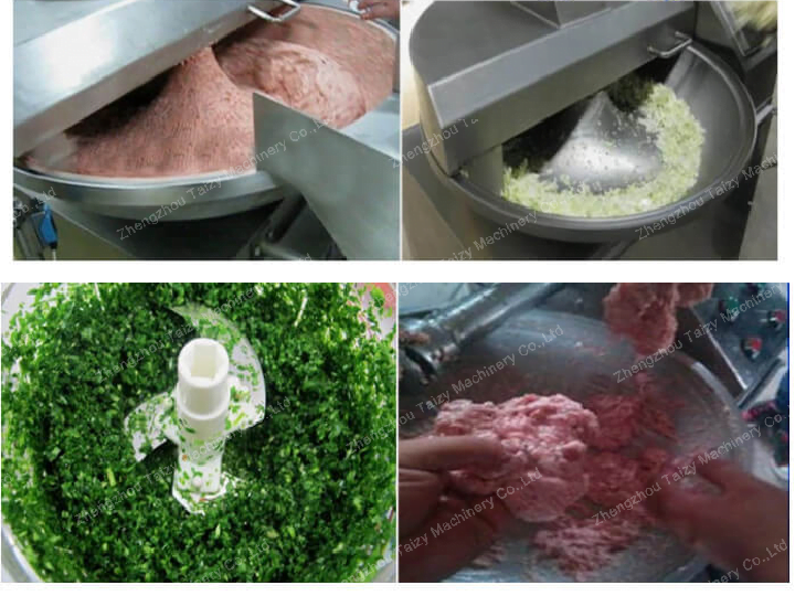 Meat and vegetable cutting machine