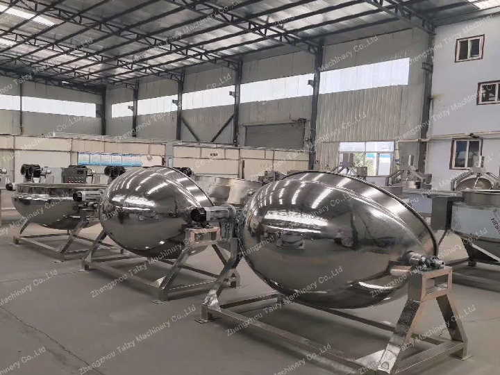 Electric jacketed kettle cooker