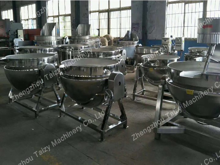jacketed kettle cooker factory production