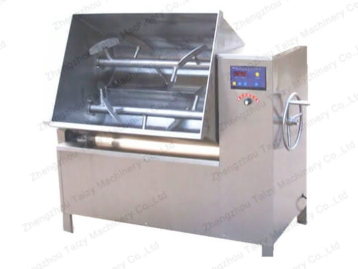 Meat stuffing mixer machine