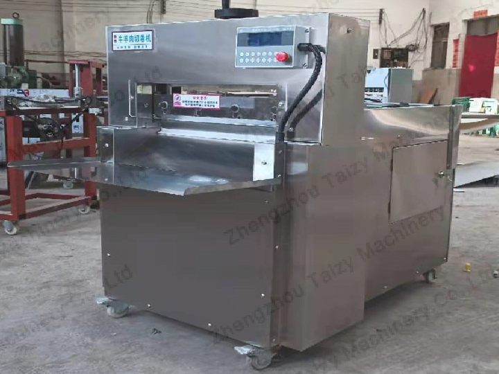 frozen beef slicing machine