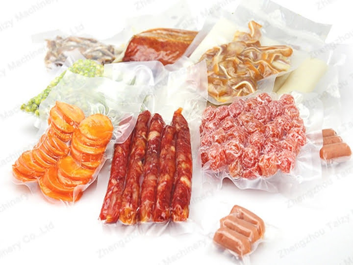 vacuum packaged food