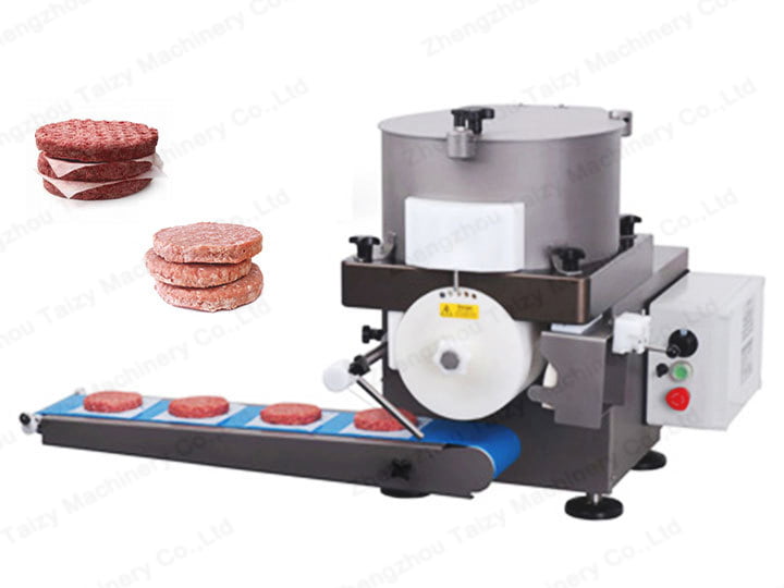 Burger meat patty making machine | meatloaf forming machine