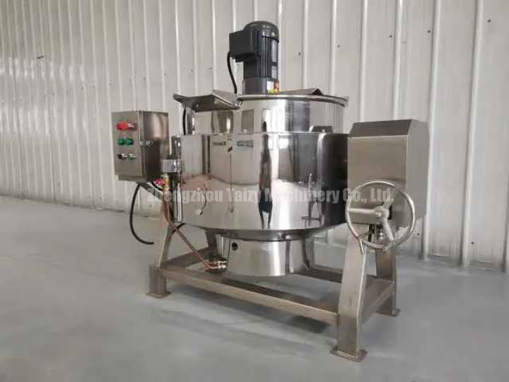 Democratic Congo Customer Purchases A Jacketed Kettle With Stirring 2 Jacketed kettle