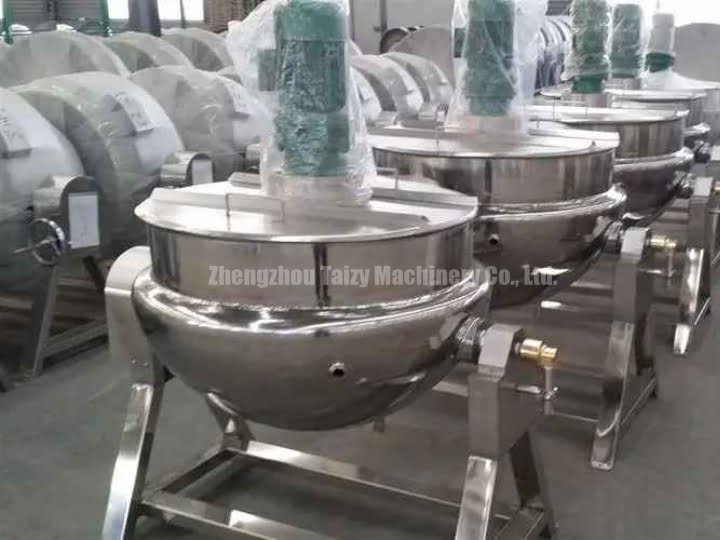 Democratic Congo Customer Purchases A Jacketed Kettle With Stirring 4 Jacketed kettle with stirring factory