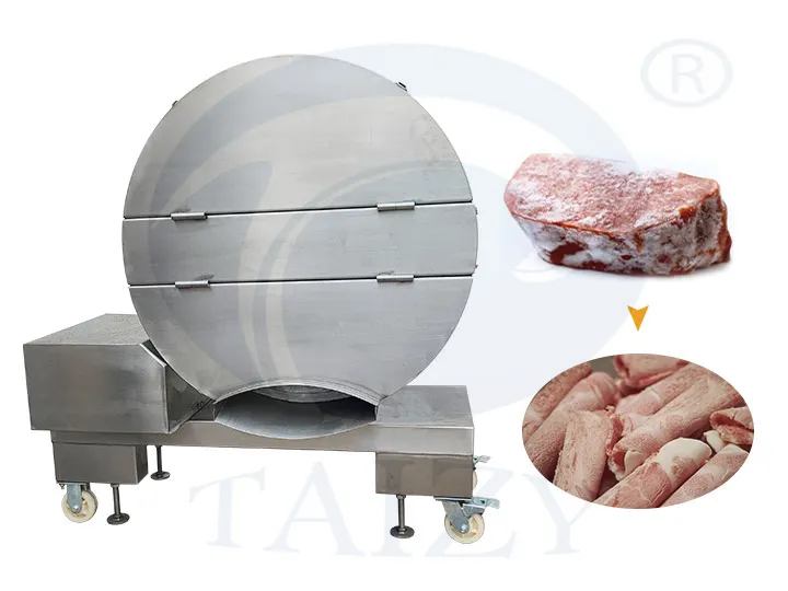 Frozen Meat Slicer Machine | Commercial Meat Planer for Industrial Grinding Prep