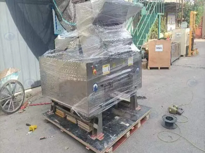 Pg-800 bone crushing machine – stretch film wrapping