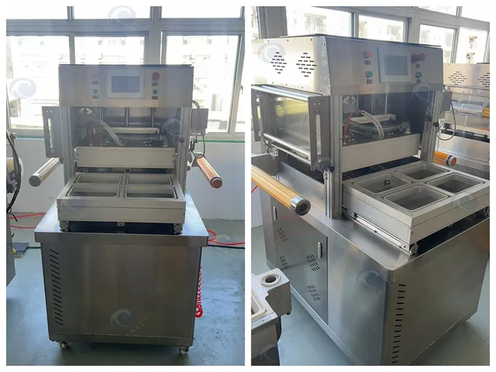 Automatic meat map packaging machine