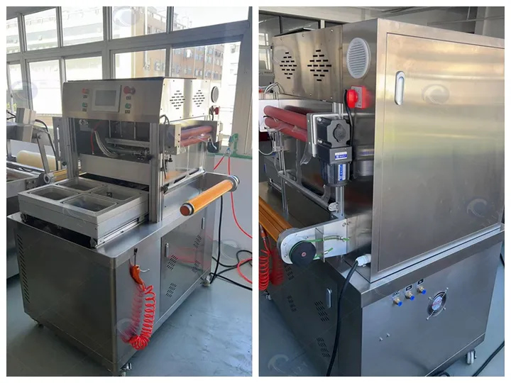 Fresh meat map packaging machine