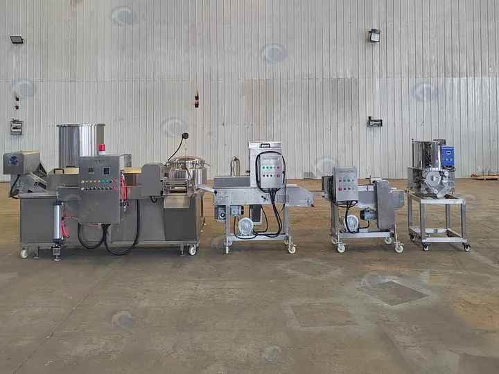 How To Choose The Right Meat Patty Production Line For Your Business? 1 Industrial meat patty making line