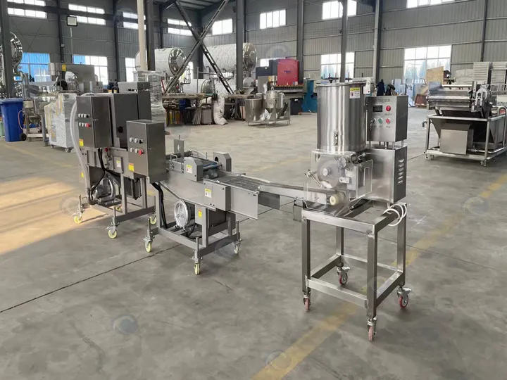 Meat Patty Production Line For Fast Food Processing Factory