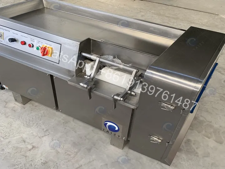 Frozen Meat Dicing Machine Shipped To Australia 4 Industrial frozen meat dicing machine